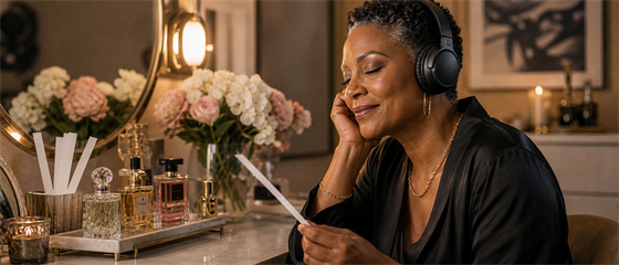 Audible listening scene tailored to this site